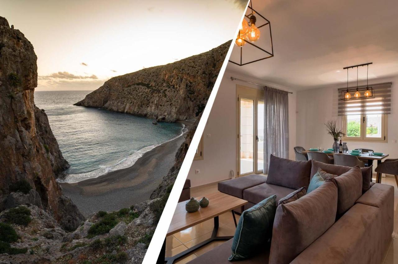 Azur Horizon Oceanview House Apartment Kokkini Hani Екстериор снимка
